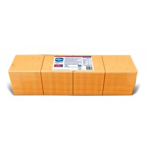 Queso Cheddar Picante Feteado Milkaut Caja x 9,48 Kgs (4x192 Fetas)