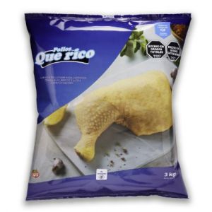 Pata y Muslo Congelado IQF Que Rico Caja (5 Bolsas x 3 Kg)