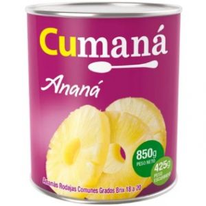 Anana en Rodajas Cumana (Bolivia) Lata (12 x 850 gr)