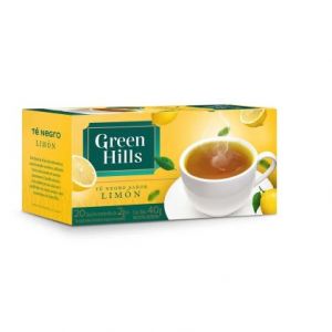 Té Limon Green Hills Saquitos Ensobrados Pack (12 x 20 unid)