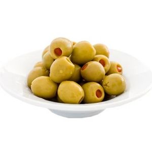 Aceitunas Verdes Rellenas c/Morron T1 Marfeli Balde x 5 Kg (Escurr)