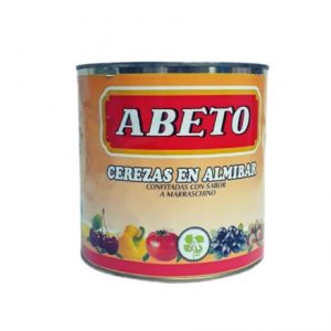 Cerezas Rojas al Maraschino Enteras Abeto Balde x 1 Kg