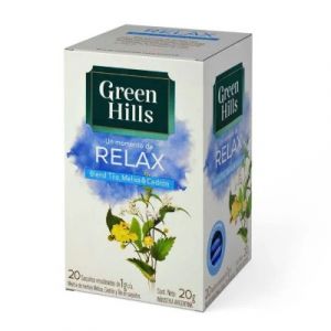 Té Blend Relax Green Hills Saquitos Ensobrados Pack (12 x 20 unid)