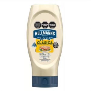 Mayonesa Squeeze Hellmann's  Pomo (24 x 320 Gr)