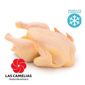 Pollo Entero Congelado s/Aditivar Las Camelias Caja x 9 Cab. (20 Kg Aprox)