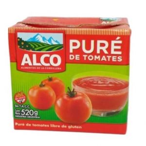 Pure de Tomate Alco Brick Pack (12 x 520 gr)
