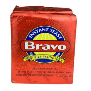 Levadura en Polvo Bravo (Turquia) Paquete x 500 Grs