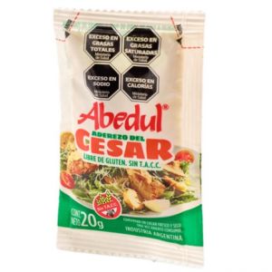 Aderezo del Cesar Abedul Pouch x 20 gr (108 u x 20 gr)