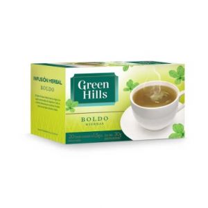 Té Boldo Green Hills Saquitos Ensobrado Pack (12 x 20 unid)