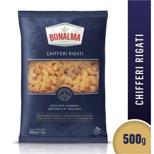 Fideos Chifferi Rigatti (coditos) Bonalma Paquete (12 x 500 Grs)