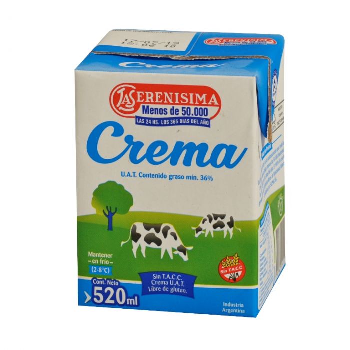 ONline Crema de Leche La Serenisima 520 cc