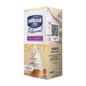 Mezclas P/Helados Soft Milkaut Profesional Americana Brick Pack (12 x 1 Lt)