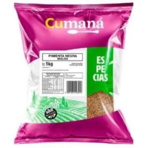 Pimienta Negra Molida Cumana Bolsa x 1 Kg