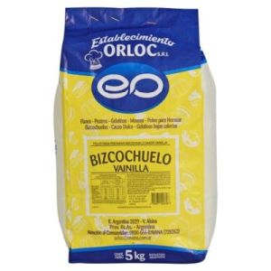 Bizcochuelo de Vainilla Orloc Bolsa x 5 Kg