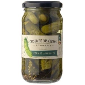 Pepinos Agridulces Enteros Cristo de los Cerros Frasco x 2.8 Kg