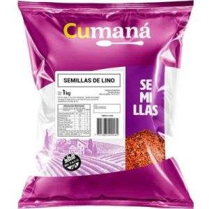 Semillas de Lino Cumana Bolsa x 1 Kg