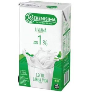 Leche Desc Larga Vida 1% La Serenisima Pack (12 x 1 Lt)