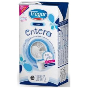 Leche Entera Larga Vida Tregar Pack (12 x 1 Lt)