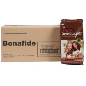 Cafe Torrado Molido Suave Sensaciones Bonafide (6 x 1 Kg)