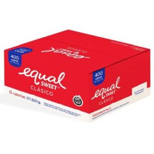 Edulcorante Sobres Equalsweet Clasico (400 unid. x 0,8 gr)