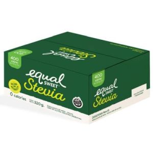 Edulcorante Sobres Equalsweet Stevia (400 unid. x 0,8 gr)