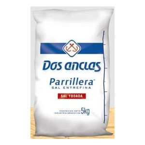 Sal Entrefina Parrillera Dos Anclas Bolsa x 5 Kg
