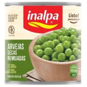 Arvejas Secas Remojadas Inalpa Lata (24 x 300 Gr)