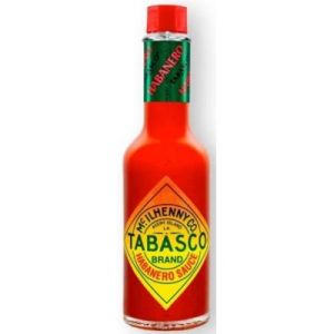 Salsa Tabasco Habanero Mc Ilhenny Botella Vidrio x 60ml