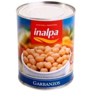 Garbanzos Secos Remojados Inalpa Lata (24 x 300 Gr)