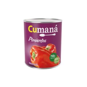 Morrones Enteros Cumana Lata 12 x 750 grs