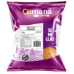 Semillas de Girasol Cumana Bolsa x 1 Kg