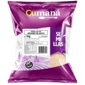 Semillas de Sesamo Blanco Cumana Bolsa x 1 Kg