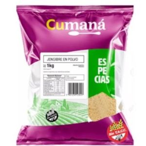 Jengibre Molido Cumana Bolsa x 1 kg