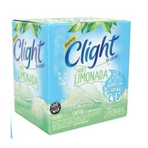 Jugo en Polvo Limonada Clight Caja ( 20 Sobres x 8 Gr)