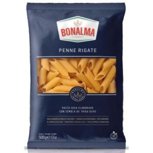 Fideos Penne Rigate Bonalma Paquete (12 x 500 Grs)