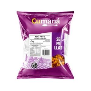 Maiz Frito Tostado/Salado Cumana Bolsa x 1 Kg