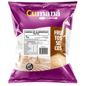 Harina de Almendras s/piel Cumana Bolsa x 1 Kg