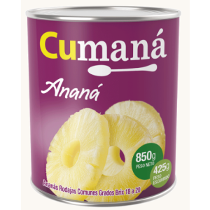 Anana en Rodajas Cumana (Tailandia) Lata (12 x 850 gr)