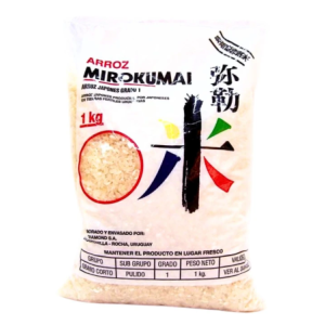Arroz para Sushi Mirokumai (Uruguay) Bolsa x 1 Kg