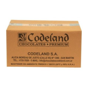 Chocolate Semi Amargo Cobertura Codeland Caja x 4 Kg