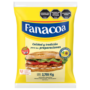 Mayonesa Fanacoa Bolsa Caja (3 x 2.75 Kg)