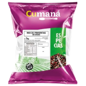 Mix de Pimientas en Grano Cumana Bolsa x 1 Kg