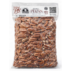 Nueces Pecan Enteras Peladas Marfeli Bolsa x 1 Kg