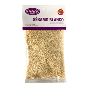 Semillas de Sesamo Blanco El Peoncito Bolsa x 1 Kg
