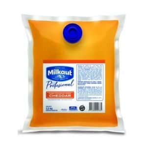 Queso Cheddar Fundido Milkaut Caja (2 x 3.5 Kg)