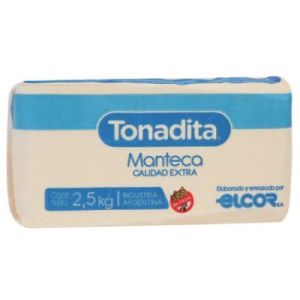 Manteca Tonadita Block x 2,5 Kg