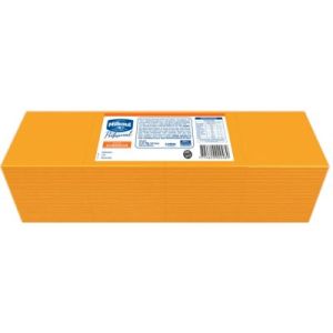 Queso Cheddar Feteado Milkaut. Caja x 9,48 Kg (4x192 Fetas) NACIONAL