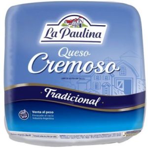 Queso Cremoso La Paulina Horma x 4.3 Kg aprox ($ x unidad)