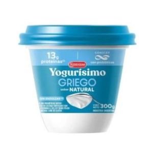 Yogur Natural Griego s/azúcar Agregada Yogurisimo x 300gr