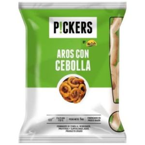 Aros de Cebolla Rebozados Congelados Pickers Bolsa (10 x 1Kgs)